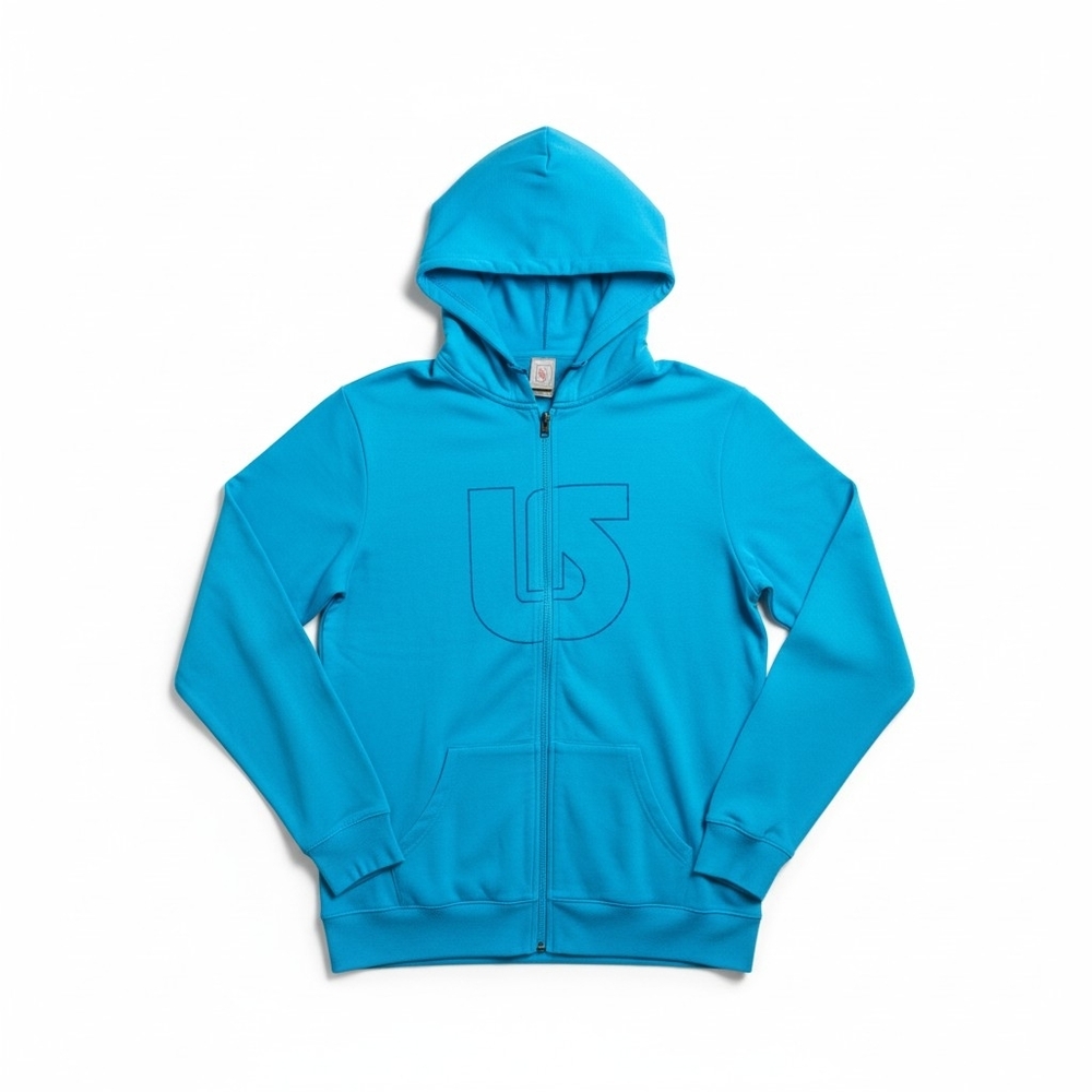 Burton Classic Full-Zip Logo Hoodie Blue Small